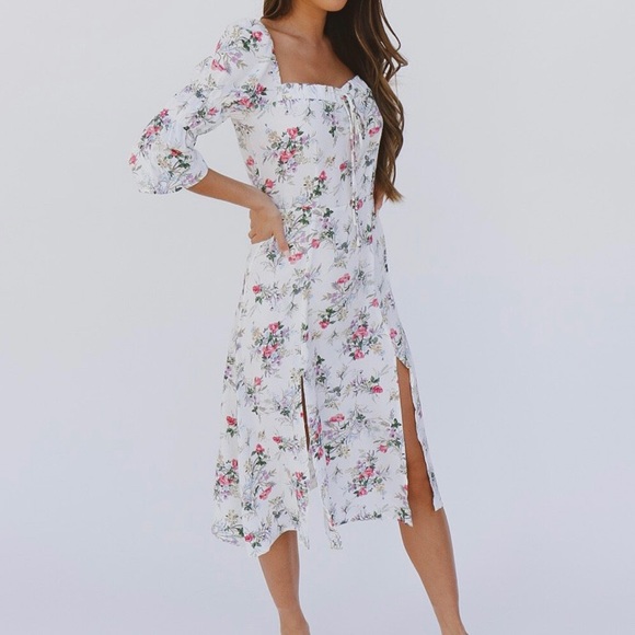 Dresses & Skirts - Floral Boho MIDI Dress